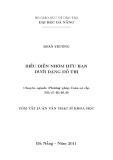 Tóm tắt luận văn Thạc sĩ Khoa học: Biểu diễn nhóm hữu hạn dưới dạng đồ thị