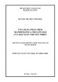 Tóm tắt luận văn Thạc sĩ Khoa học: Ứng dụng phần mềm Mathematica cho lời giải của bài toán truyền nhiệt