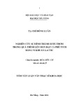 Tóm tắt luận văn Thạc sĩ Khoa học: Nghiên cứu sự hình thành este thơm trong quá trình lên men hạt cà phê tươi bằng vi khuẩn lactic