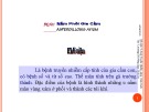 Bài giảng Bệnh nấm phổi gia cầm