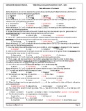Đề thi học kì 2 môn Tiếng Anh 12 năm 2017-2018 có đáp án - Trường THPT Minh Phú - Mã đề 978