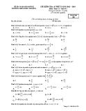 Đề kiểm tra 45 phút môn Toán lớp 11 năm 2018-2019 - THPT Đoàn Thượng - Mã đề 209