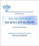 Siêu âm chẩn đoán đau bụng cấp ở người lớn - BS. Nguyễn Quang Trọng