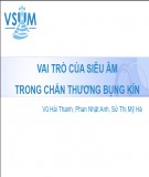 Vai trò của siêu âm trong chấn thương bụng kín - Vũ Hải Thanh