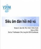 Siêu âm đàn hồi mô vú