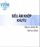 Bài giảng Siêu âm khớp khuỷu - Giáo sư James Teh