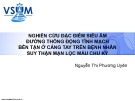 Đề tài: Nghiên cứu đặc điểm siêu âm đường thông động tĩnh mạch bên tận ở cẳng tay trên bệnh nhân suy thận mạn lọc máu chu kỳ - Nguyễn Thị Phương Uyên