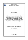 Tóm tắt luận văn Thạc sĩ Kế toán: Các nhân tố ảnh hưởng đến tính minh bạch thông tin trên báo cáo tài chính của các doanh nghiệp ngành hàng tiêu dùng niêm yết trên thị trường chứng khoán Việt Nam