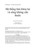 Hệ thống làm khỏe lại và sống không cần thuốc