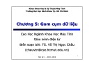 Bài giảng Khai phá dữ liệu: Chương 5 - TS. Võ Thị Ngọc Châu