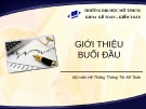 Bài giảng Hệ thống thông tin kế toán 2: Giới thiệu môn học - Nguyễn Hoàng Phi Nam (2018)