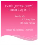 Đề tài nghiên cứu: Cải tiến quy trình chụp vú theo chuẩn quốc tế