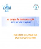 Đề tài nghiên cứu: Vai trò siêu âm trong chẩn đoán sỏi túi mật, viêm túi mật cấp