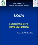 Báo cáo Phương pháp tính liều Y-90 cho bệnh nhân ung thư gan