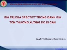 Đề tài nghiên cứu: Giá trị của SPECT/CT trong đánh giá tổn thương xương do di căn