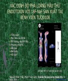 Đề tài: Xác định độ pha loãng mẫu thử endotoxin với 18F-NaF sản xuất tại bệnh viện Trung ương Quân Đội 108