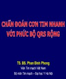 Chẩn đoán cơn tim nhanh với phức bộ QRS rộng