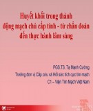 Huyết khối trong thành động mạch chủ cấp tính - Từ chẩn đoán đến thực hành lâm sàng