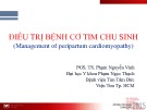 Điều trị bệnh cơ tim chu sinh - PGS. TS. Phạm Nguyễn Vinh