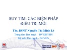 Suy tim: Các biện pháp điều trị mới - ThS.BS Văn Đức Hạnh