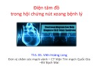 Điện tâm đồ trong hội chứng nút xoang bệnh lý