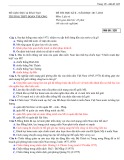 Đề thi học kì 2 môn Lịch sử 12 năm 2017-2018 có đáp án - Trường THPT Đoàn Thượng - Mã đề 328