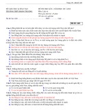 Đề thi học kì 2 môn Lịch sử 12 năm 2017-2018 có đáp án - Trường THPT Đoàn Thượng - Mã đề 226