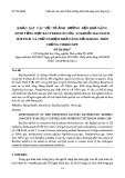 Khảo sát các yếu tổ ảnh hưởng đến khả năng sinh tổng hợp Bacteriocin của vi khuẩn Bacilus subtilis và thử nghiệm khả năng đối kháng trên chủng vibro spp.