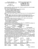 Đề KSCL môn tiếng Anh lớp 12 năm 2018-2019 lần 1 - THPT Nguyễn Viết Xuân - Mã đề 301