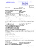 Đề thi thử THPT Quốc gia lần 1 môn Lịch sử lớp 10 năm 2018-2019 - THPT Ngô Sĩ Liên - Mã đề 628