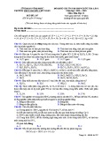 Đề KS ôn thi THPT Quốc gia môn Hóa học lớp 11 năm 2018-2019 lần 1 - THPT Nguyễn Viết Xuân - Mã đề 207