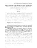 Thử nghiệm một số phương pháp sử dụng kích dục tố trong sinh sản nhân tạo cá chạch bùn (Misgurnus anguillicaudatus) tại Thanh Hóa