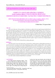 Nghiên cứu chuyển đổi giới tính cá rô đồng Anabas testudineus (Bloch, 1972) bằng phương pháp ngâm hormone Diethylstilbestrol tại trại thực nghiệm Ninh Phụng