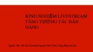 Kinh nghiệm Livestream hiệu quả