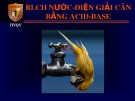 Bài giảng bộ môn Sinh lý bệnh: Rối loạn chức năng nước - Điện giải cân bằng acid-base