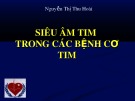 Bài giảng bộ môn Siêu âm tim: Siêu âm tim trong các bệnh cơ tim