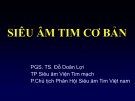 Bài giảng bộ môn Siêu âm tim: Siêu âm tim cơ bản