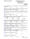 Đề kiểm tra giữa HK1 môn Toán lớp 11 năm 2018-2019 - THPT Thanh Miện - Mã đề 04