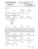 Đề thi HK 1 môn Toán lớp 12 năm 2017-2018 - THPT Phan Chu Trinh - Mã đề 629