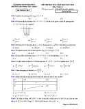 Đề thi HK 1 môn Toán lớp 12 năm 2017-2018 - THPT Phan Chu Trinh - Mã đề 486