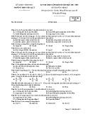 Đề thi chọn lớp khối 10 môn Vật lí năm 2018-2019 - THPT Yên Lạc 2 - Mã đề 628