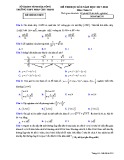 Đề thi HK 1 môn Toán lớp 12 năm 2017-2018 - THPT Phan Chu Trinh - Mã đề 358