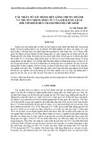 Các nhân tố tác động đến lòng trung thành và truyền miệng điện tử của khách du lịch đối với điểm đến thành phố Hồ Chí Minh