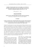 Nghiên cứu điều kiện tách và xác định các nguyên tố đất hiếm nhóm nhẹ bằng phương pháp điện di mao quản với detector độ dẫn không tiếp xúc (CE - C4D)