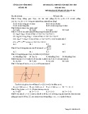 Đề thi KSCL THPT Quốc gia môn Toán năm 2017-2018 - Sở GD&ĐT Vĩnh Phúc - Mã đề 101