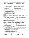 Đề thi thử THPT Quốc gia môn Lịch sử năm 2018-2019 - THPT Trần Đại Nghĩa - Mã đề 324