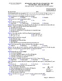Đề thi KSCL THPT Quốc gia môn Toán năm 2017-2018 lần 6 - Sở GD&ĐT Vĩnh Phúc - Mã đề 101