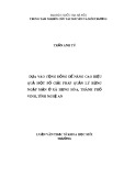 Luận văn Thạc sĩ Khoa học môi trường: Dựa vào cộng đồng để nâng cao hiệu quả một số giải pháp quản lý rừng ngập mặn ở xã Hưng Hòa, thành phố Vinh, tỉnh Nghệ An