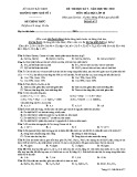 Đề thi HK2 môn Hóa học lớp 10 năm 2017-2018 - THPT Quế Võ 1 - Mã đề 477