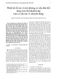 Thiết kế tối ưu và mô phỏng cơ cấu đàn hồi dùng làm bộ khuếch đại của cơ cấu tạo vi chuyển động